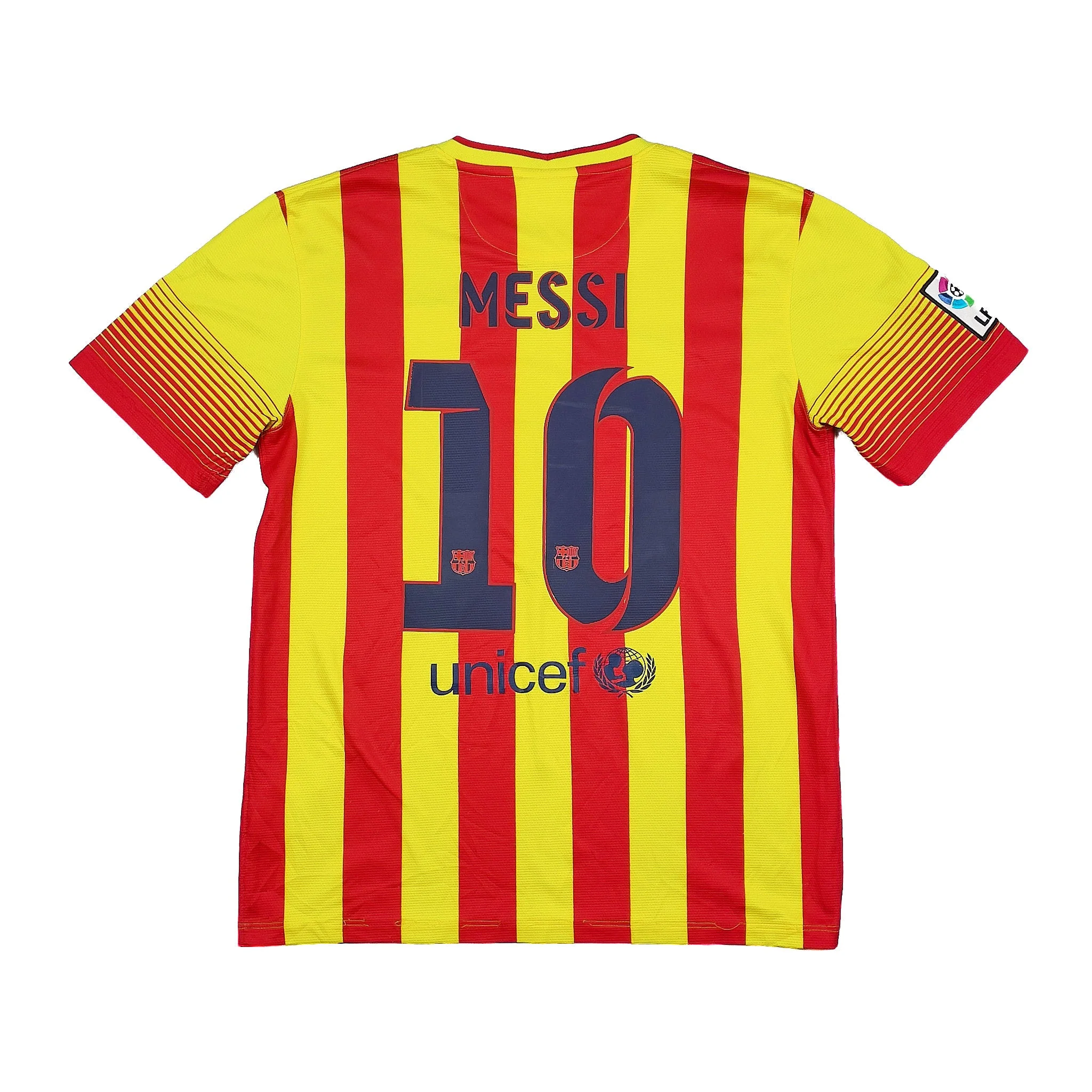 2013/14 Barcelona Messi #10 Away Shirt (M) Nike - Image 4