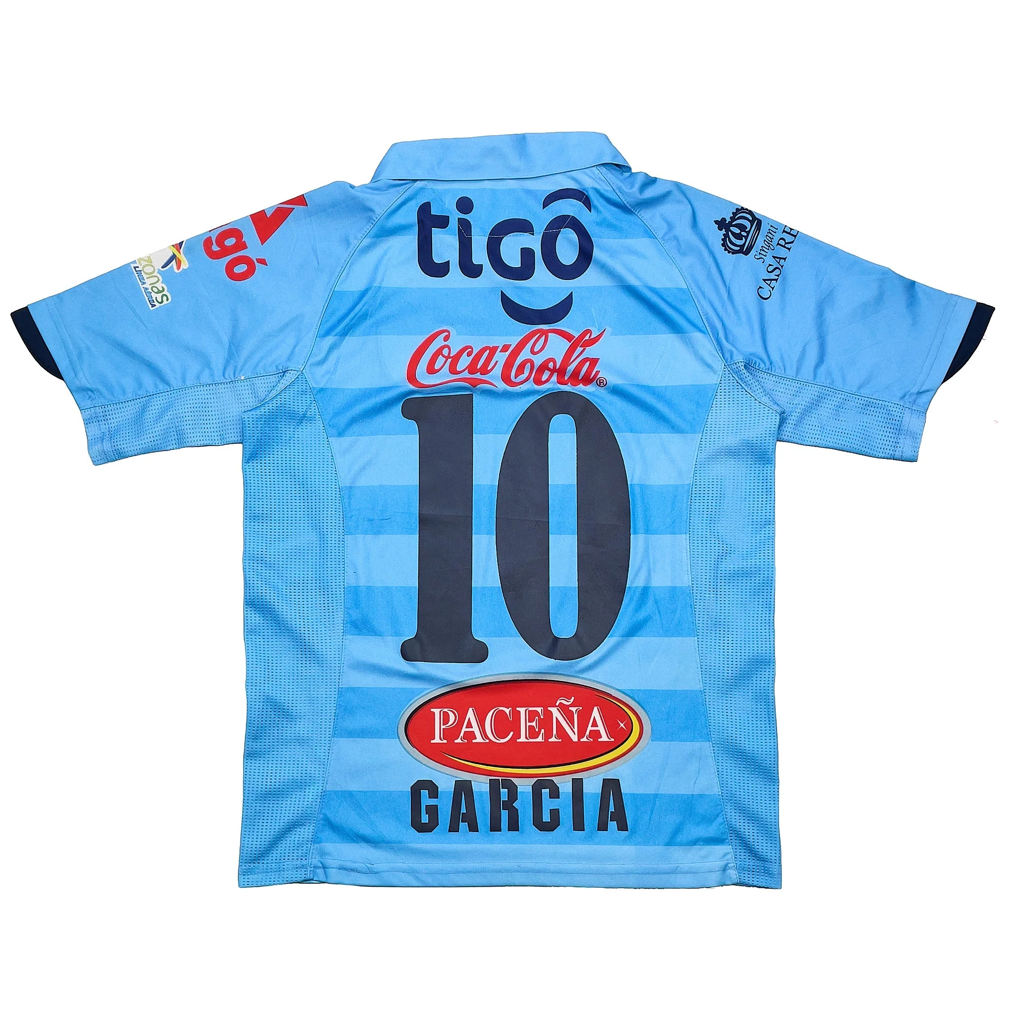 2014/15 Bolivar Garcia #10 Home Shirt (L) Marathon - Image 4