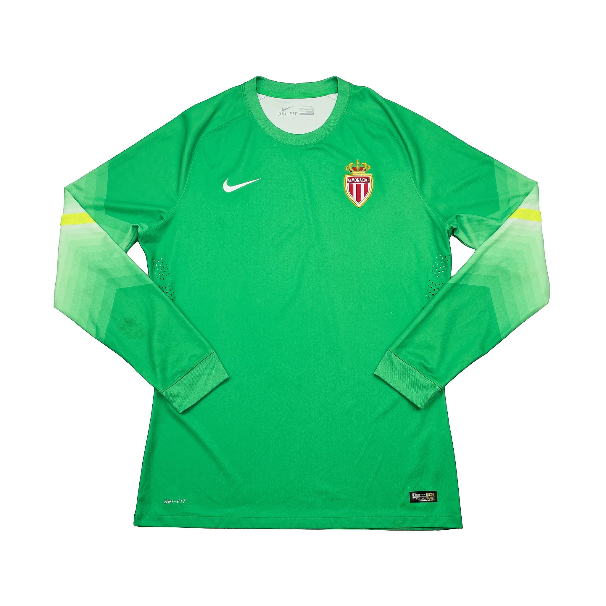 2014/15 Monaco *Player Issue* GK Shirt (XL) Nike - Image 3