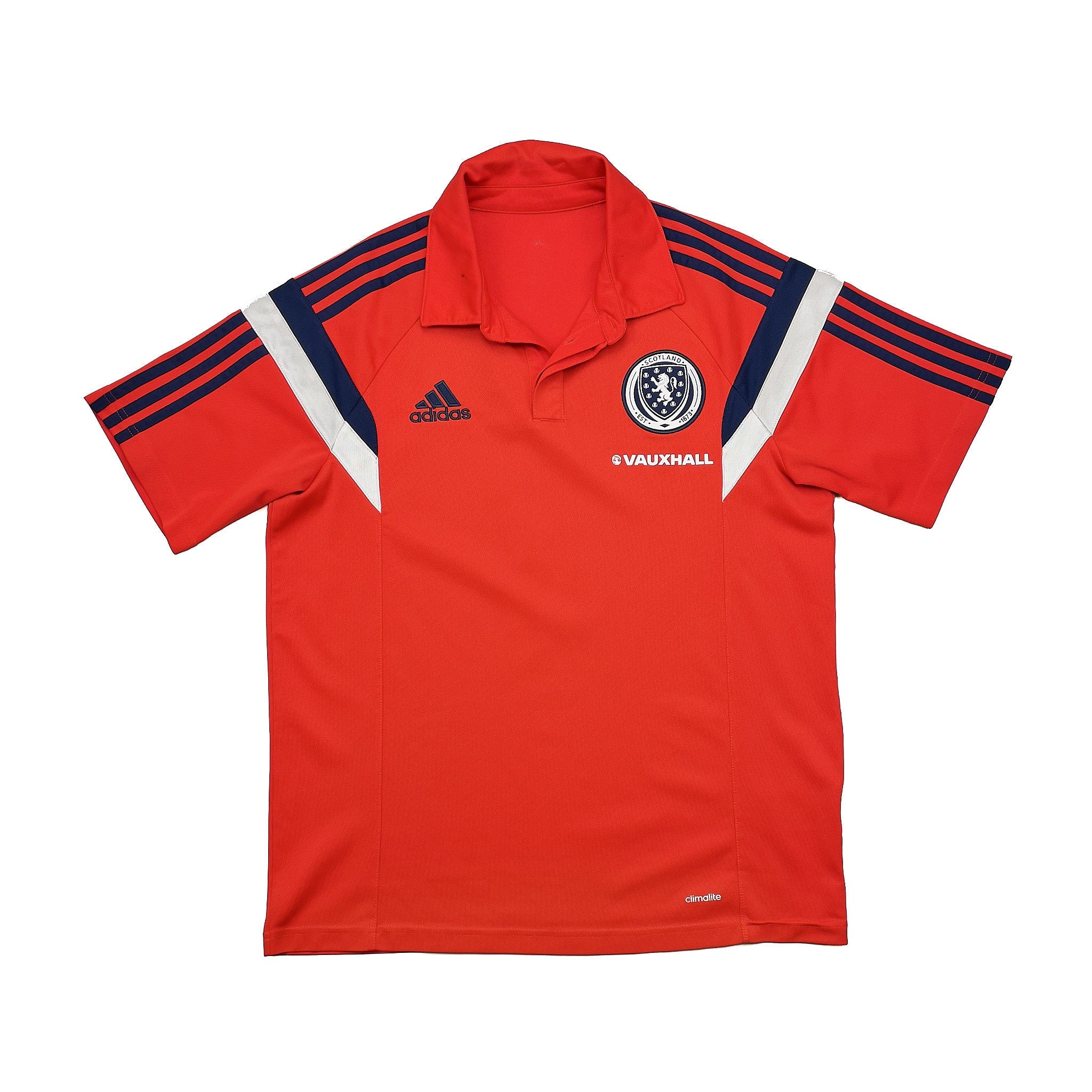 2014/15 Scotland Polo Shirt (M) Adidas - Image 3