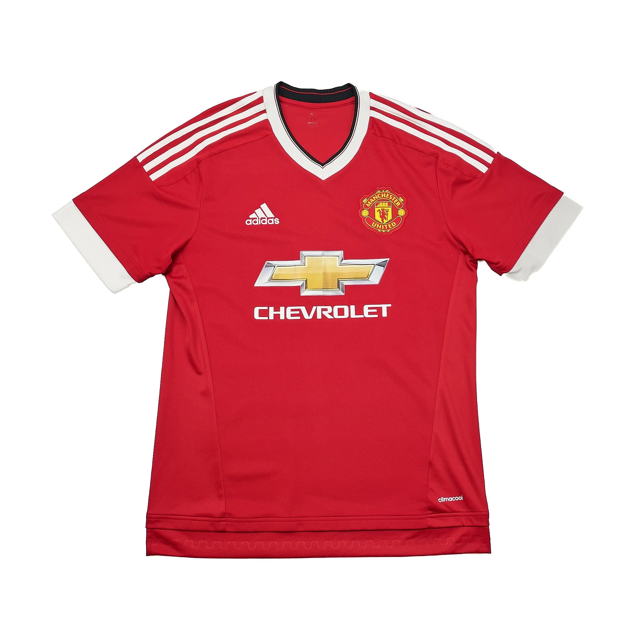 2015/16 Manchester United Memphis #7 Home Shirt (M) Adidas - Image 4