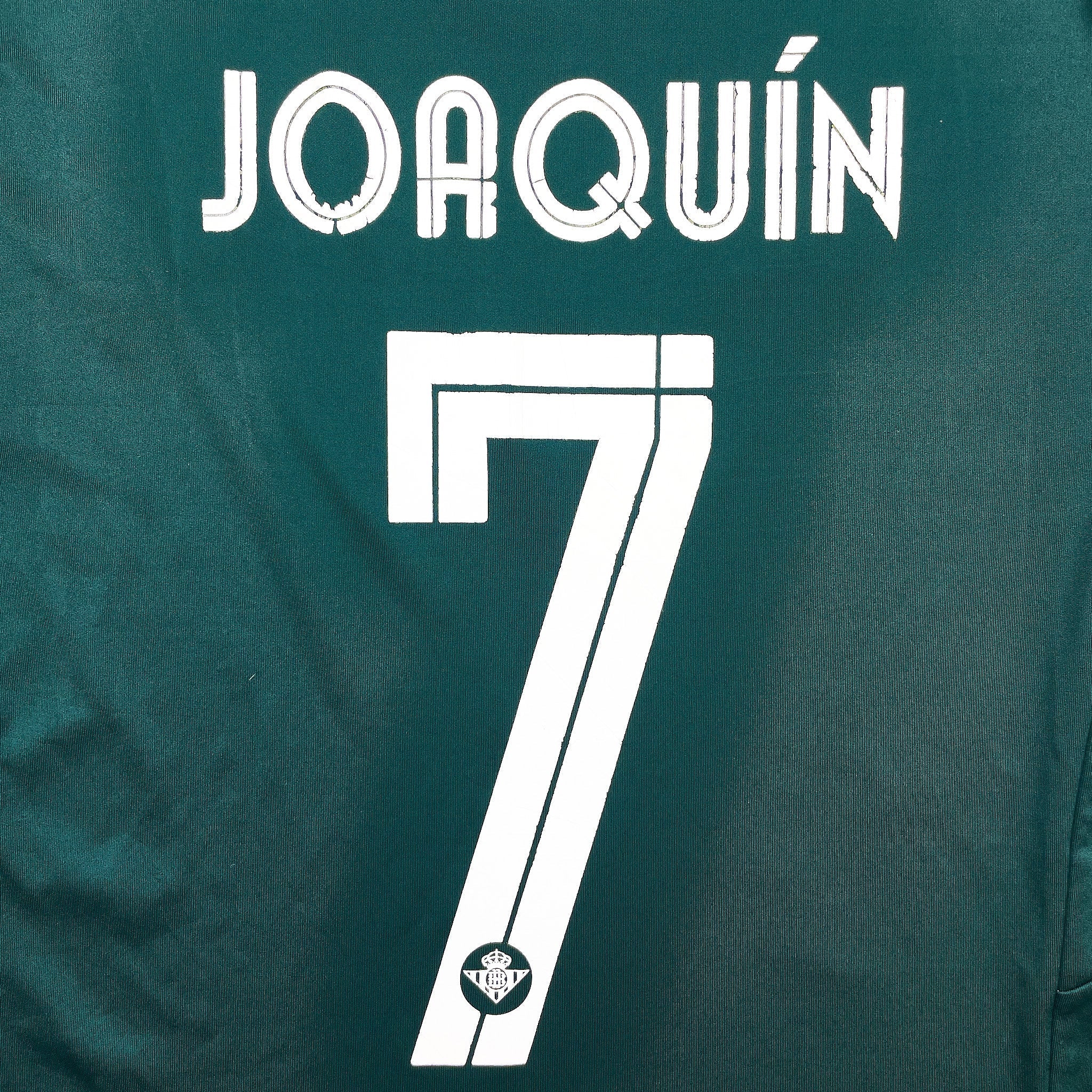 2015/16 Real Betis Joaquin #7 Away Shirt (M) Adidas - Image 3