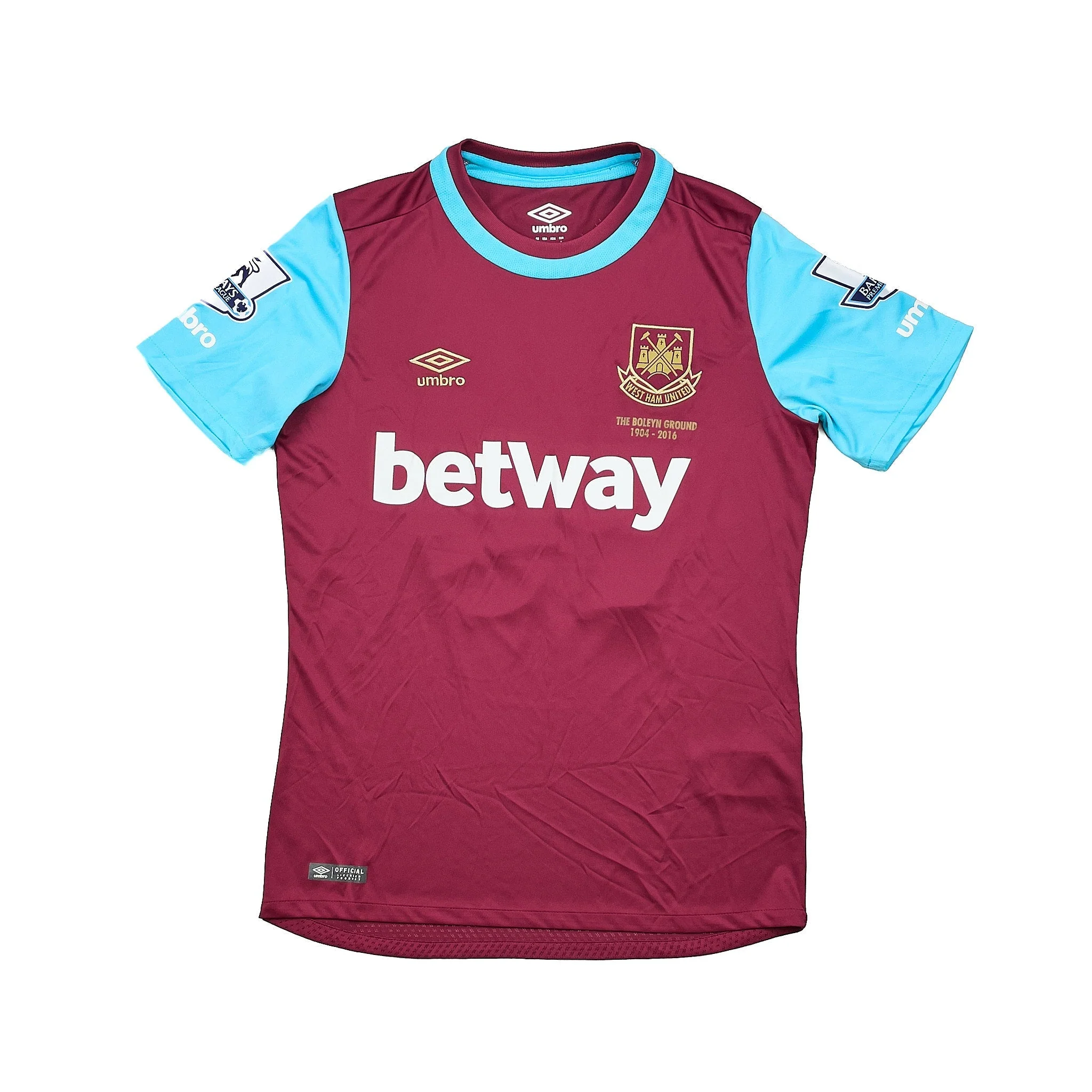 2015/16 West Ham Noble #16 *Match Issue + Signed* Home Shirt (S) Umbro - Image 2