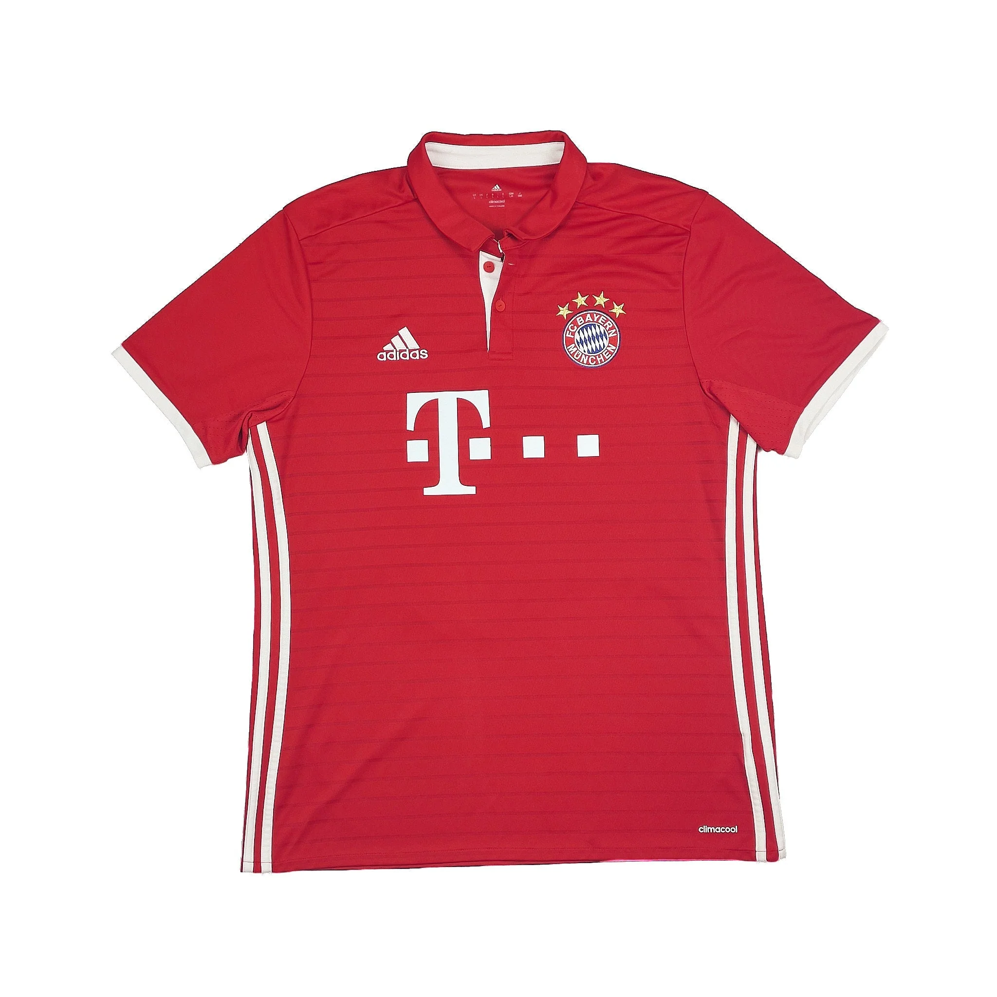 2016/17 Bayern Munich Alonso #14 Home Shirt (L) Adidas - Image 2