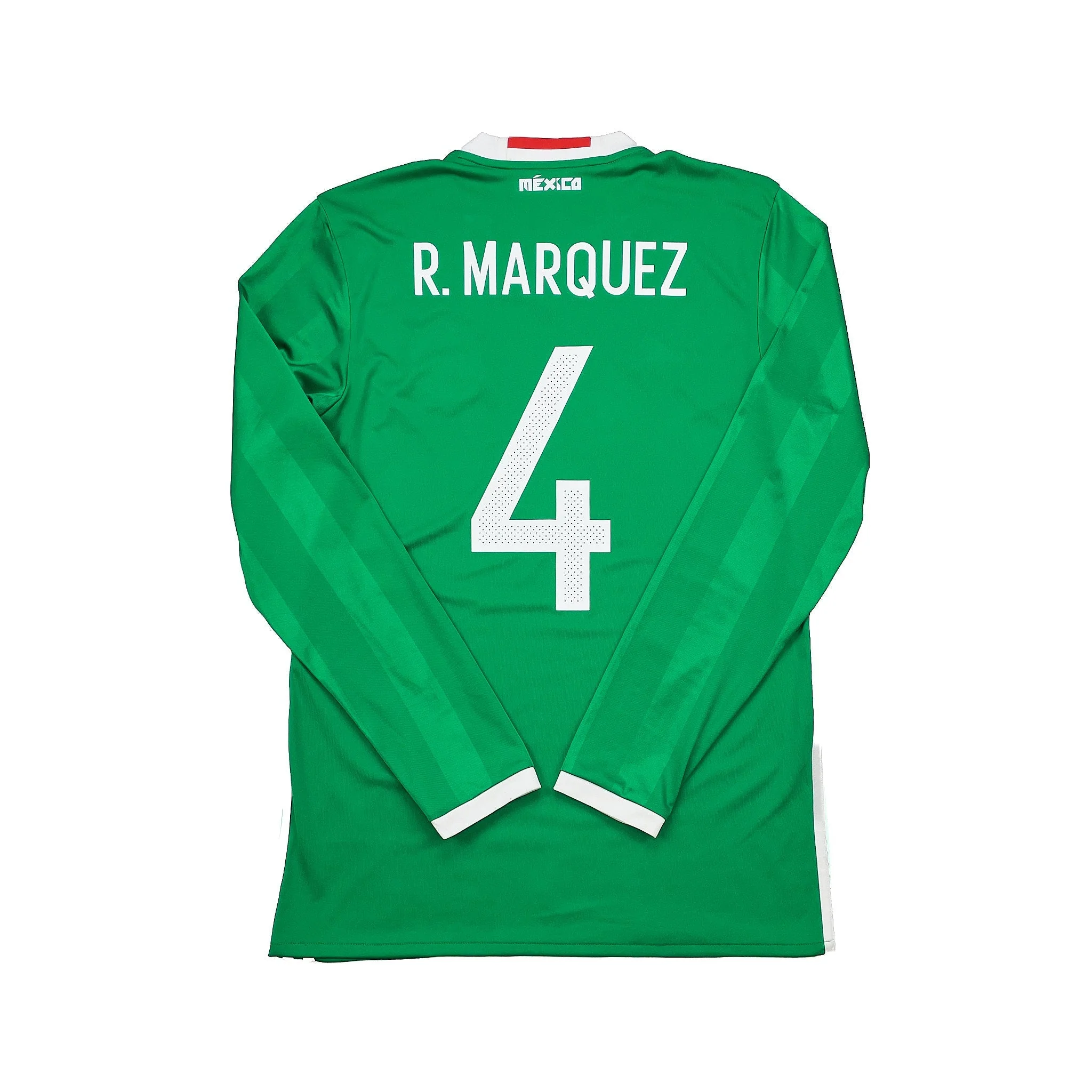 2016/17 Mexico Marquez #4 L/S Home Shirt (M) Adidas