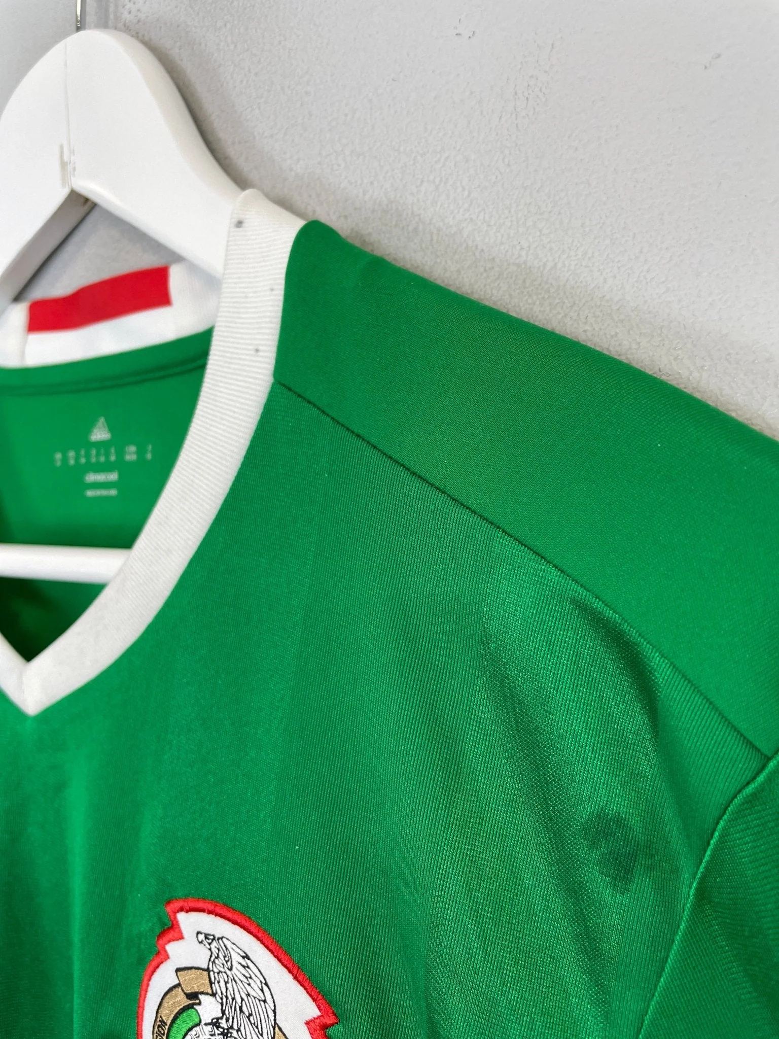 2016/17 Mexico Marquez #4 L/S Home Shirt (M) Adidas - Image 4