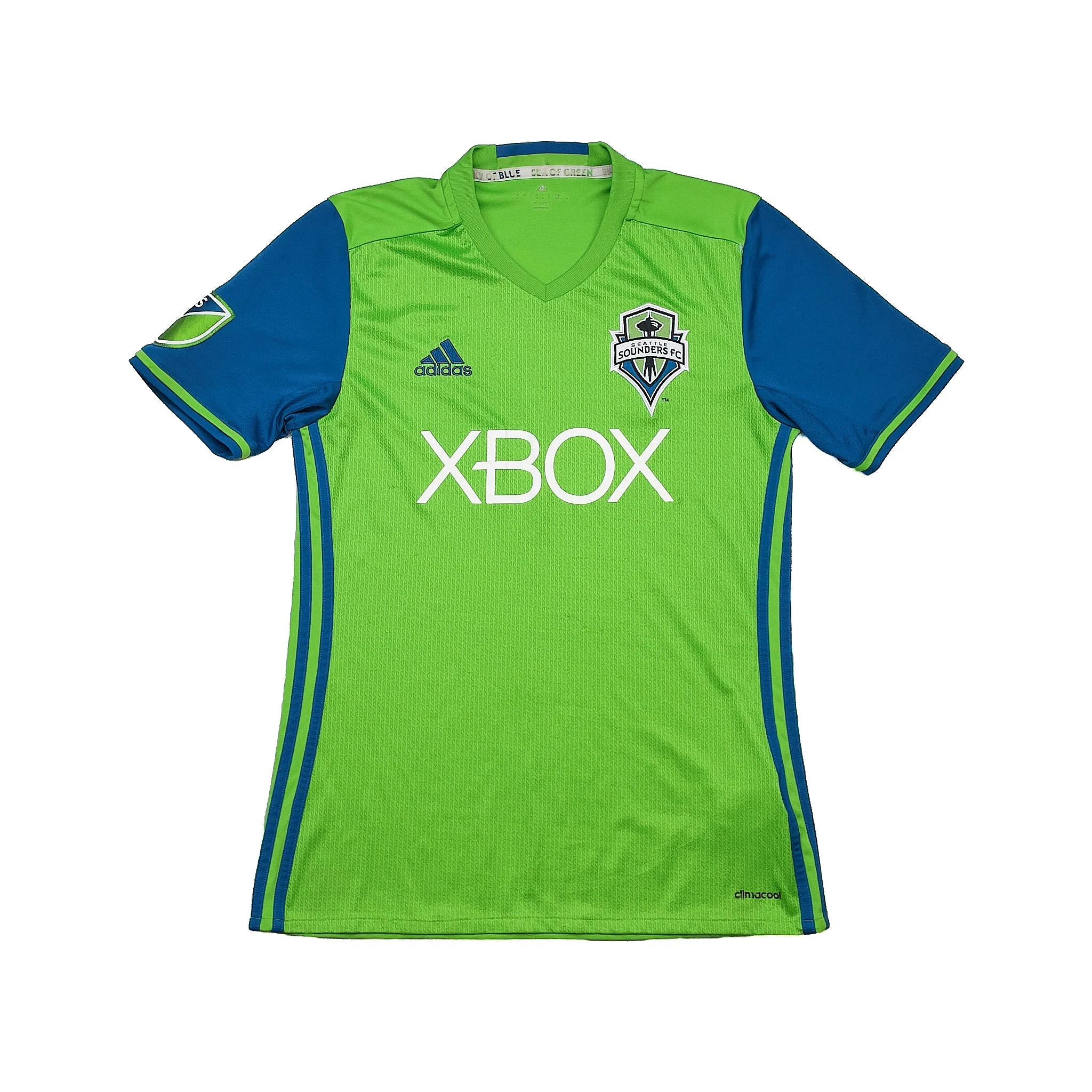 2016/17 Seattle Sounders Home Shirt (S) Adidas - Image 3