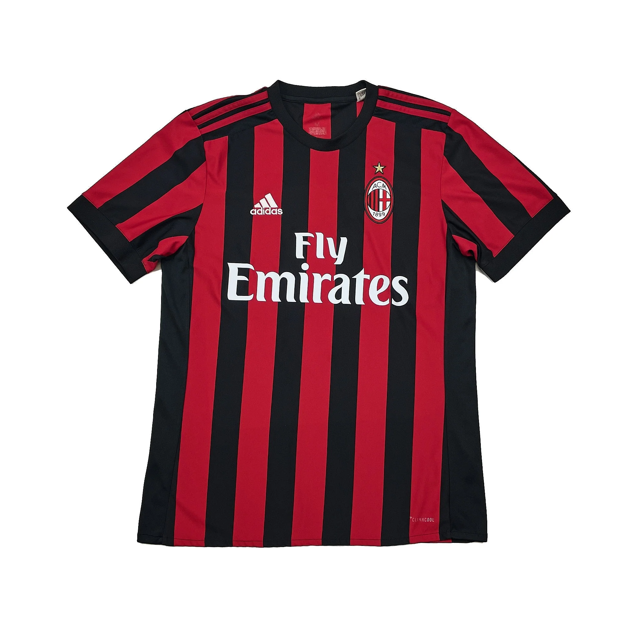 2017/18 AC Milan Andre Silva #9 Home Shirt (M) Adidas - Image 2