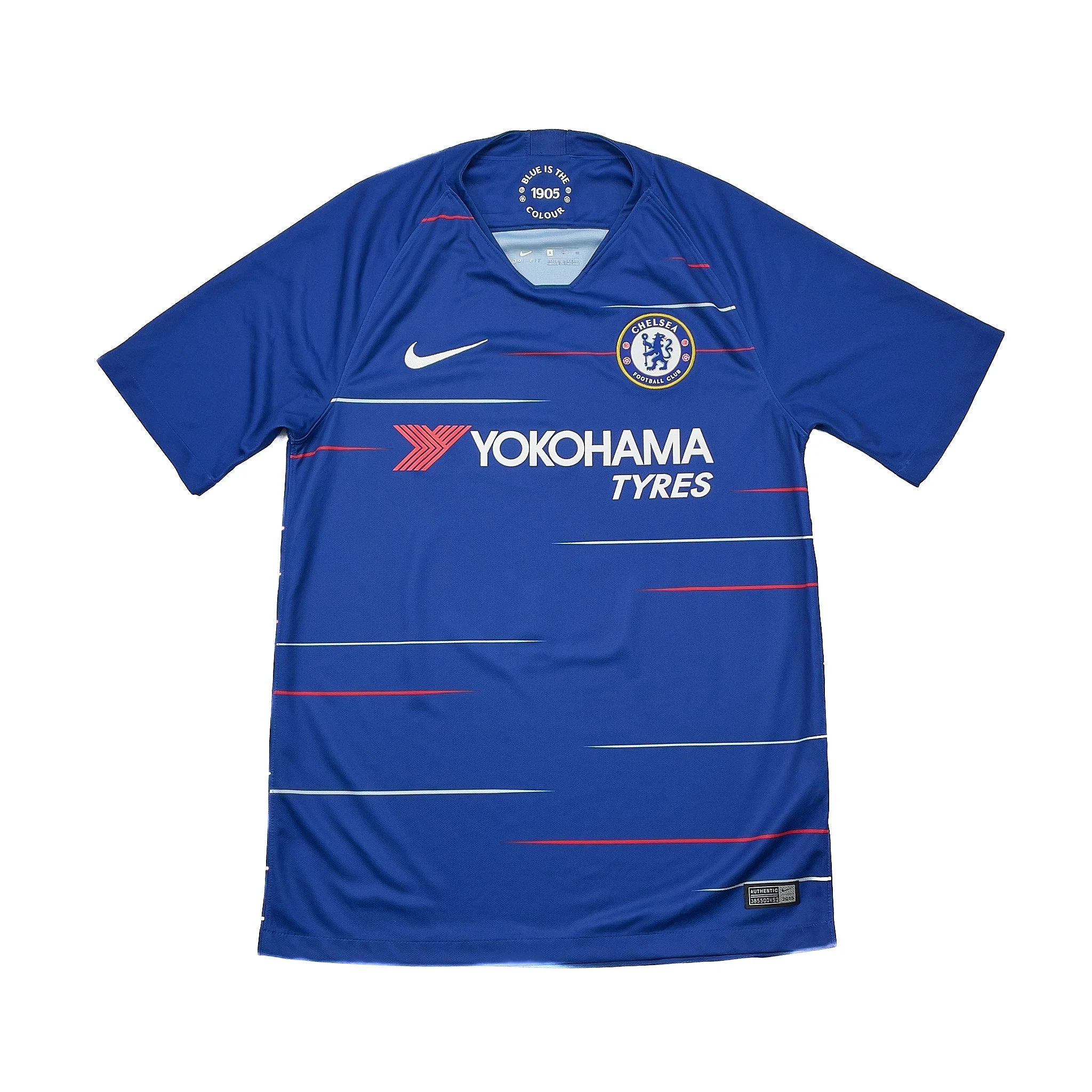 2018/19 Chelsea Rudiger #2 Home Shirt (S) Nike - Image 2