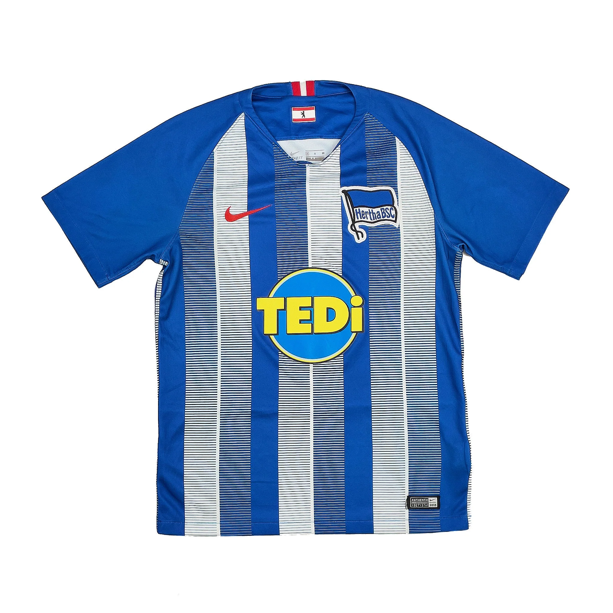 2018/19 Hertha Berlin Home Shirt (S) Nike - Image 3