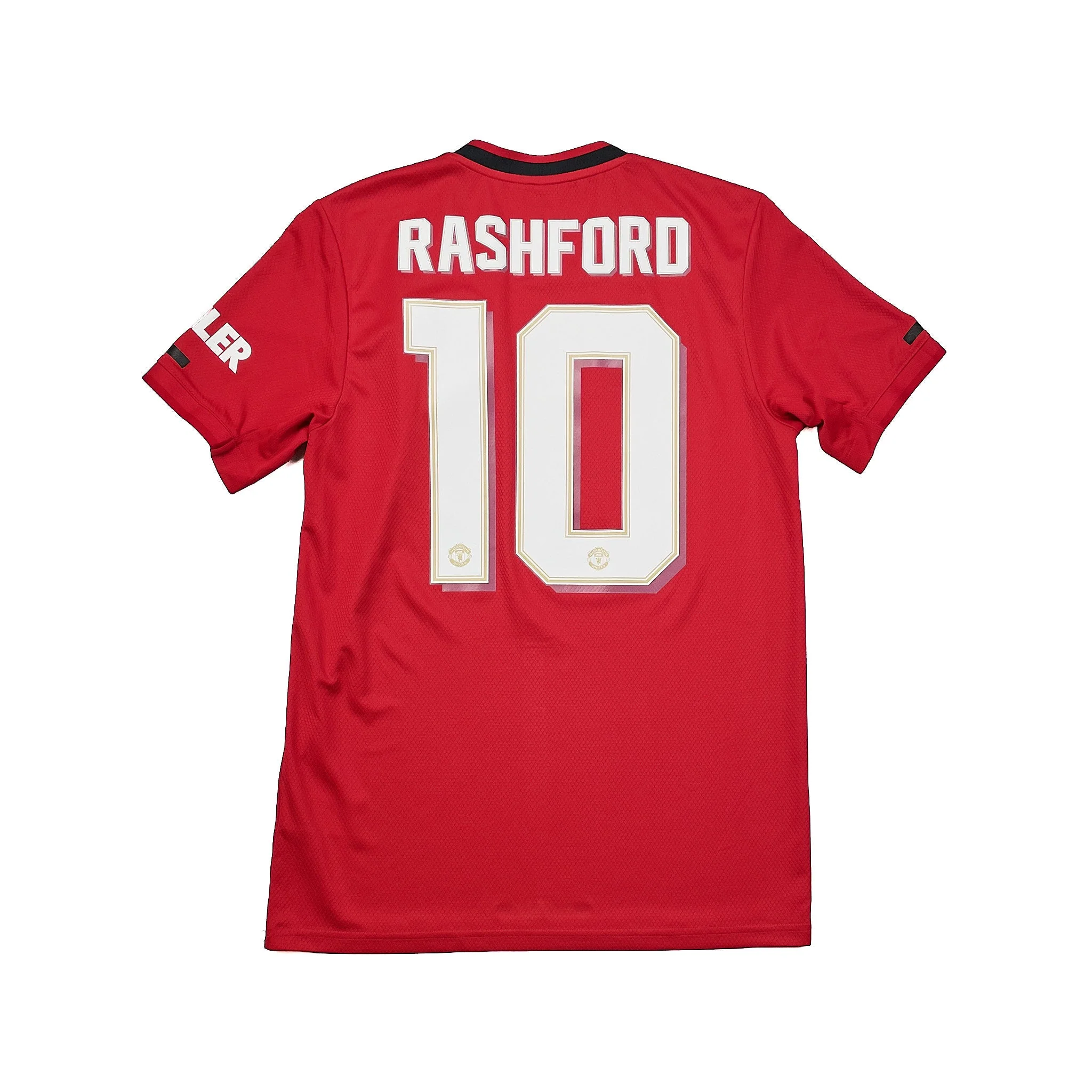 2019/20 Manchester United Rashford #10 Home Shirt (S) Adidas - Image 3