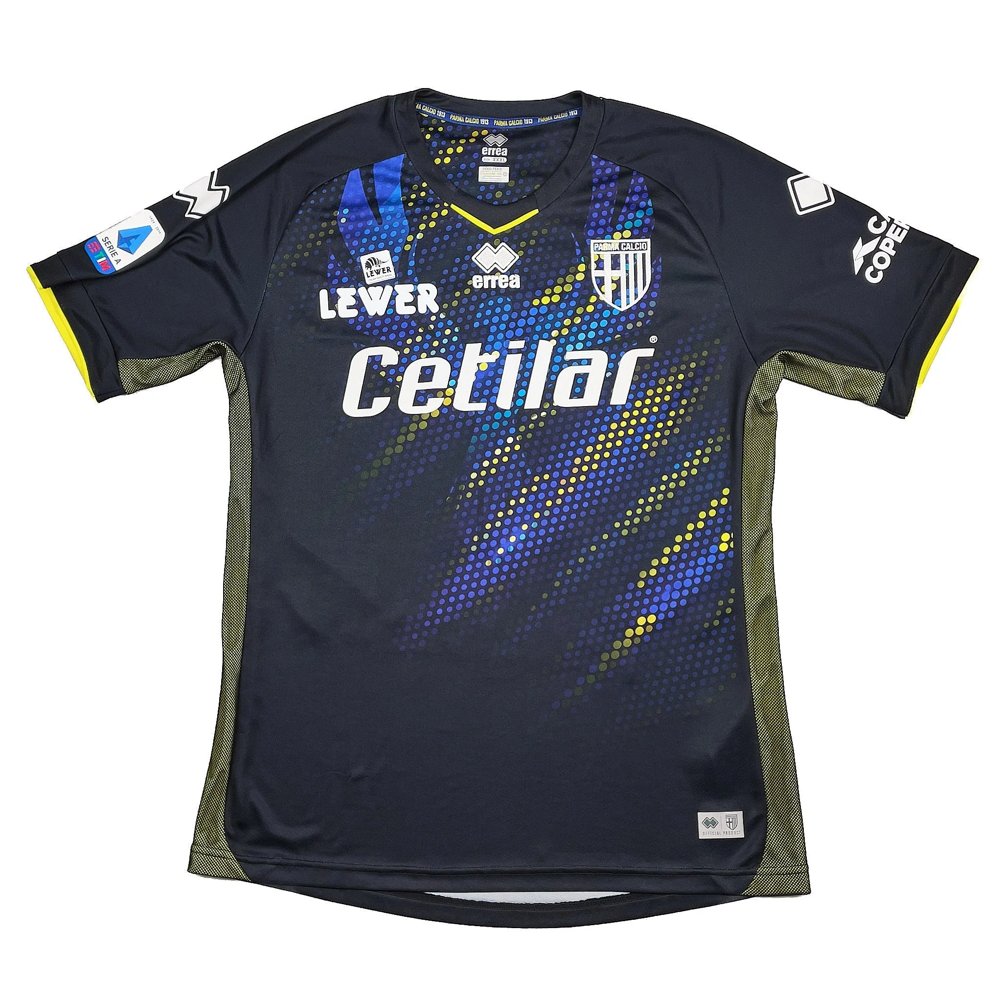 2019/20 Parma Iacoponi #2 Third Shirt (XXXL) Errea