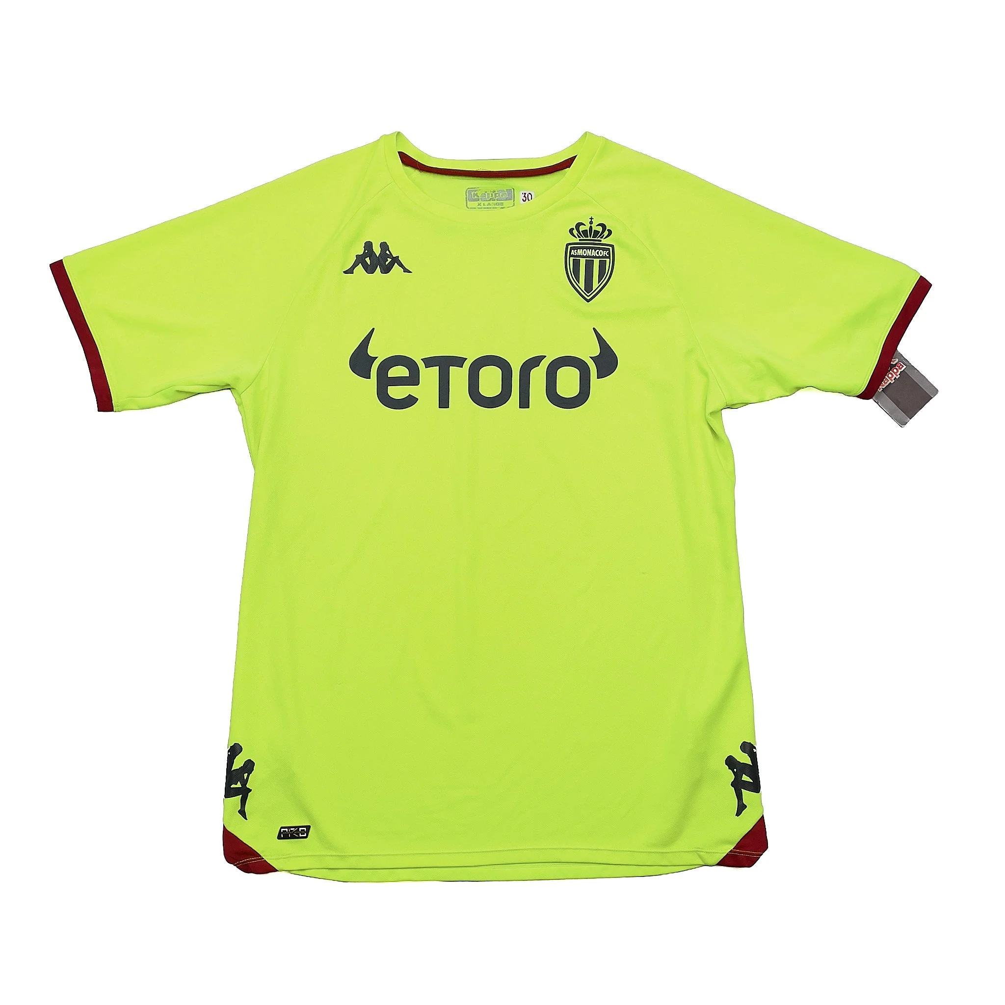 2020/21 Monaco *BNWT* GK Shirt (XL) Kappa - Image 3