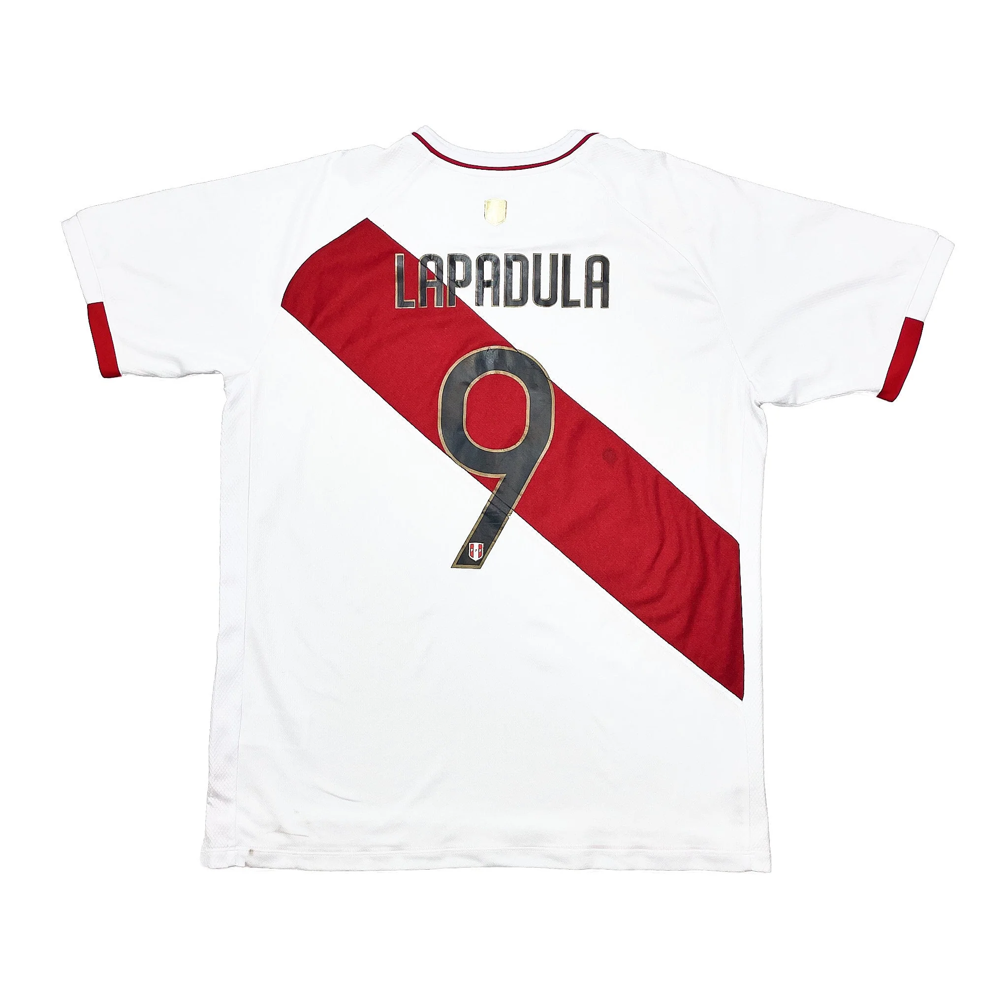 2020/21 Peru Lapadula #9 Home Shirt (XL) Marathon - Image 3