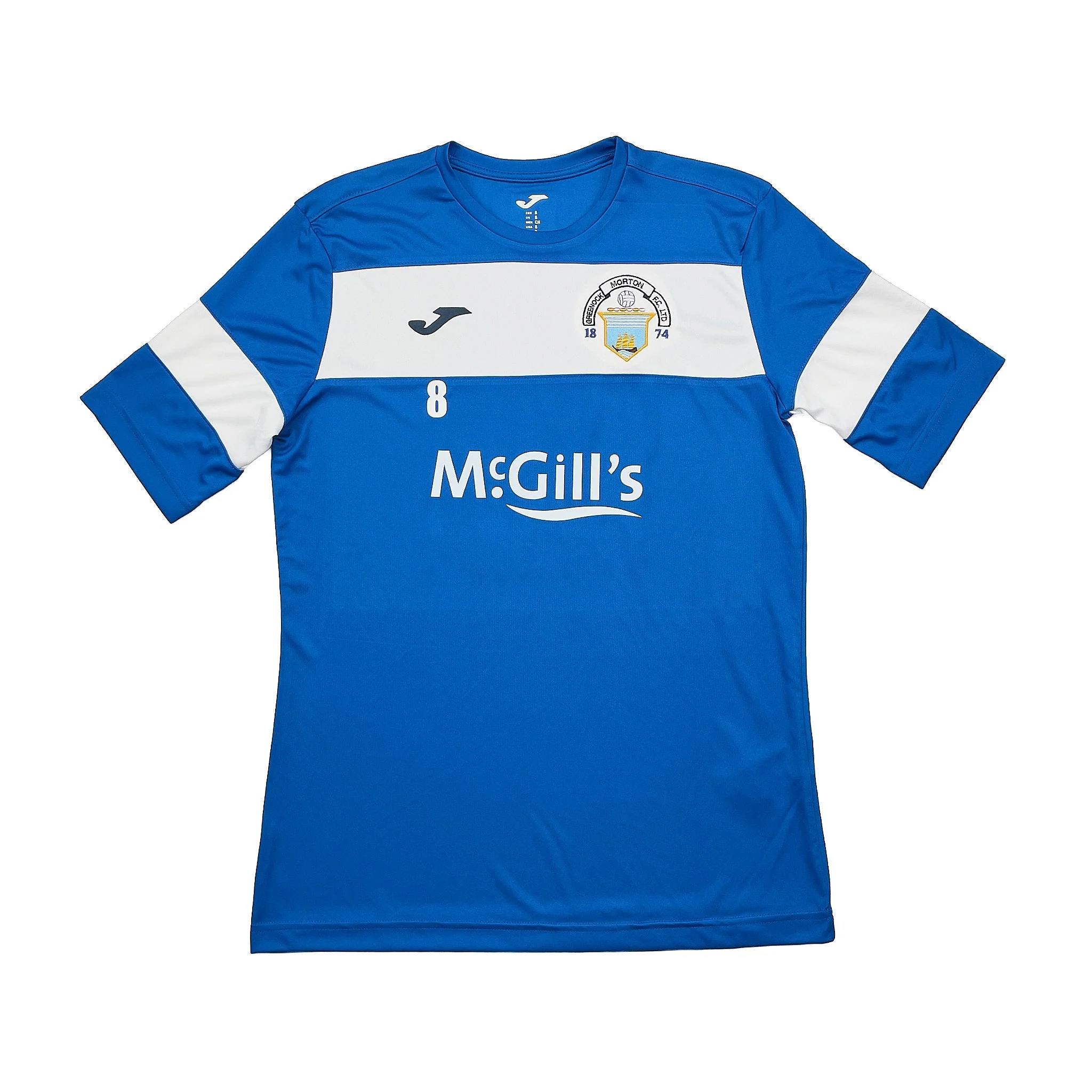 2022/23 Greenock Morton #8 Training Shirt (S) Joma - Image 3