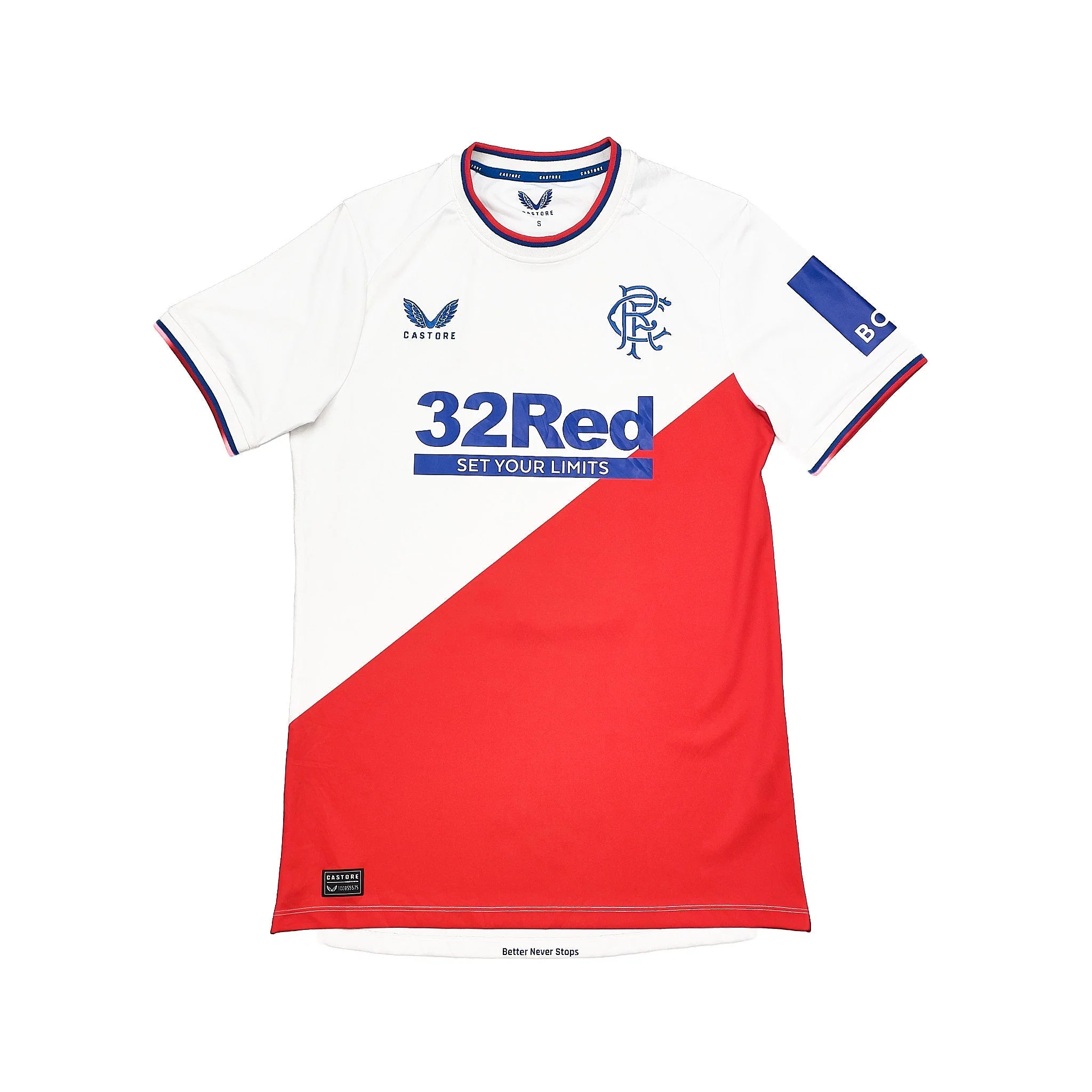 2022/23 Rangers Tavernier #2 Away Shirt (S) Castore - Image 4