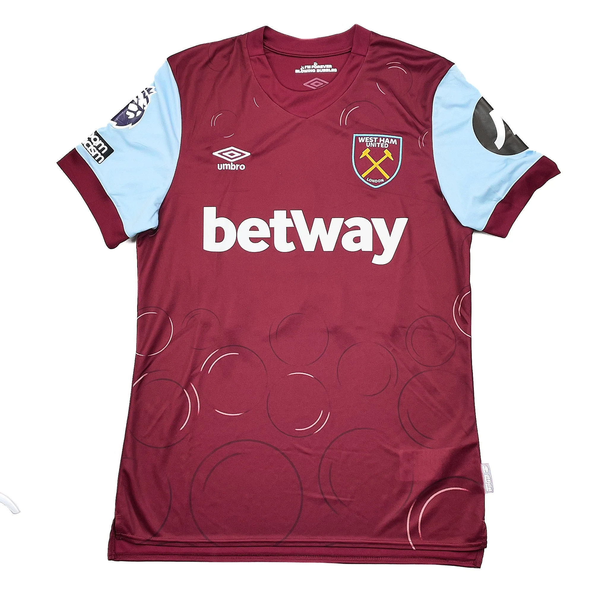 2023/24 West Ham Bowen #20 *Match Worn* Home Shirt (M) Umbro - Image 5