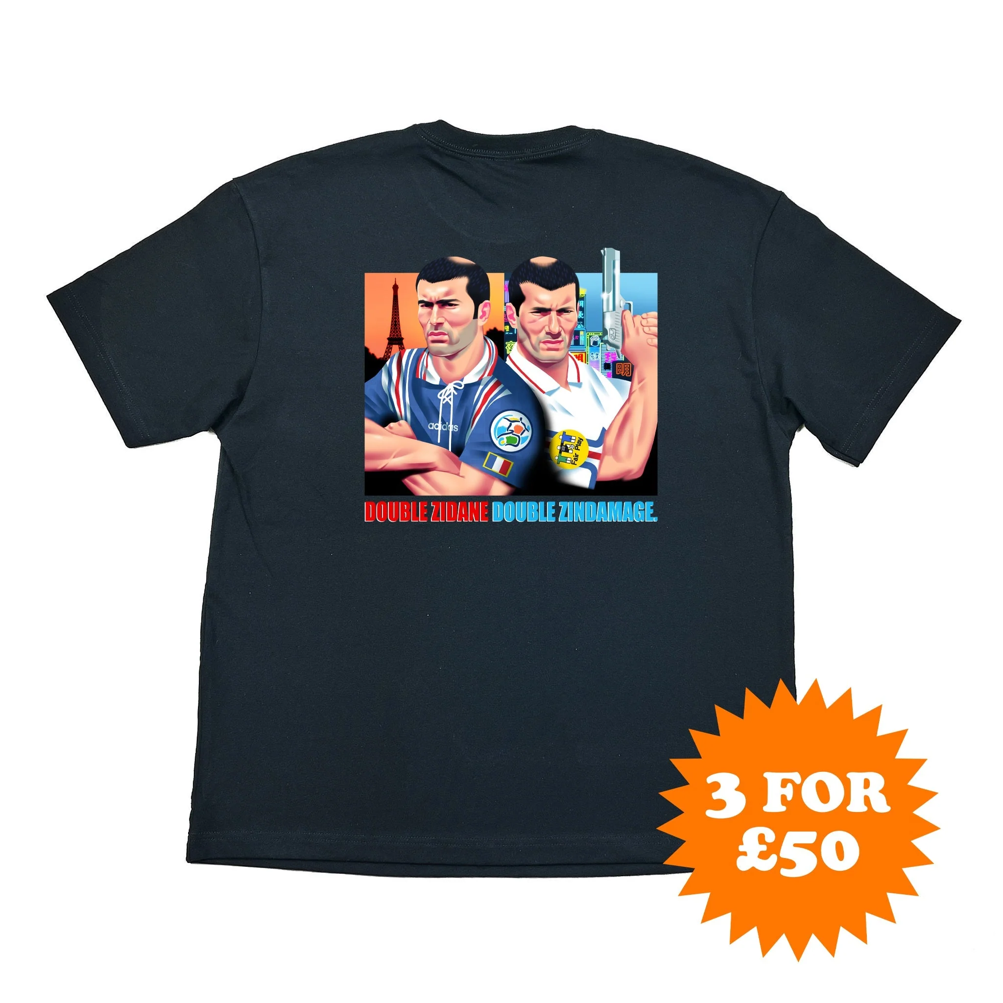 Double Zindamage Hong Kong Pop-Up Graphic Tee
