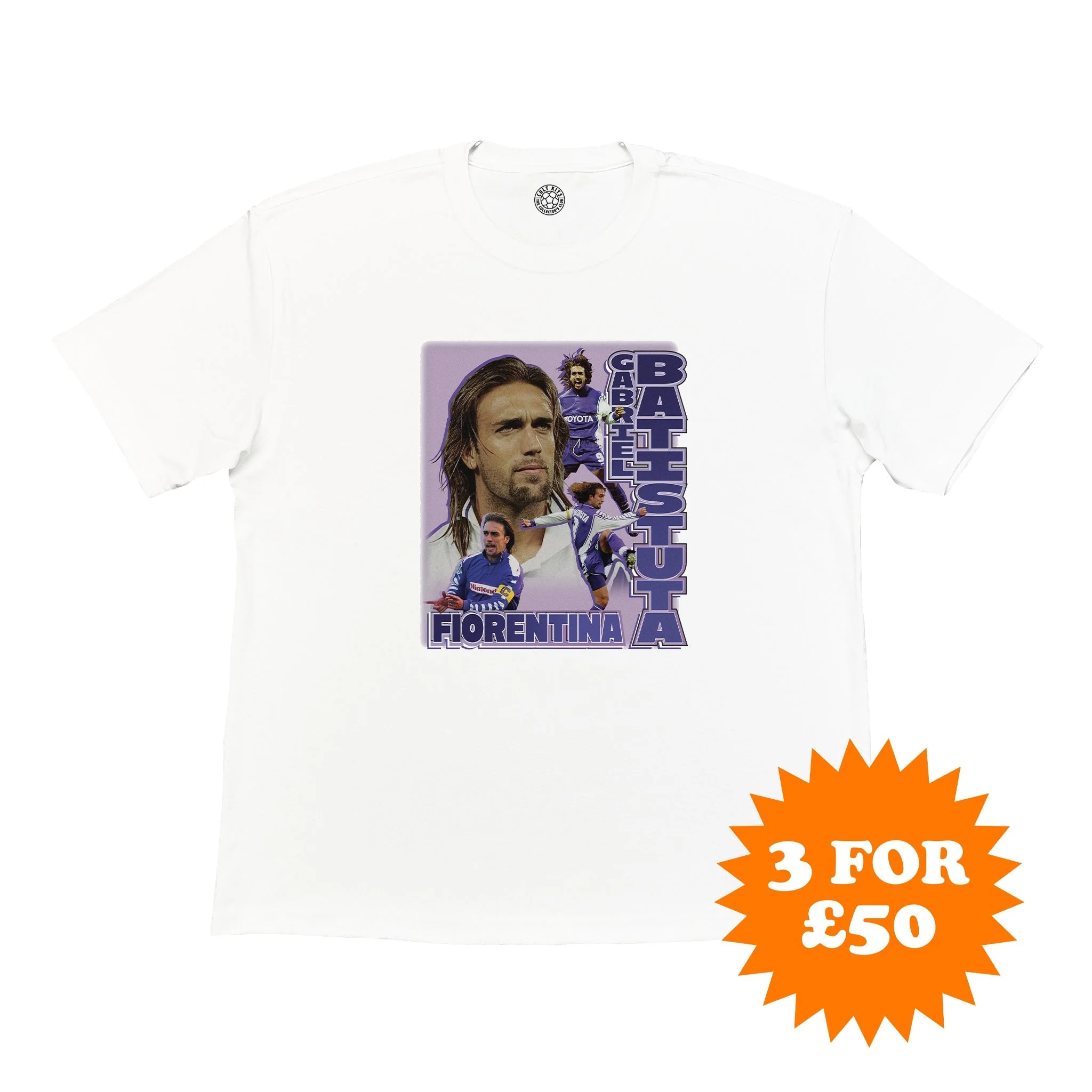 Fiorentina Batistuta Bootleg Tee - Image 2
