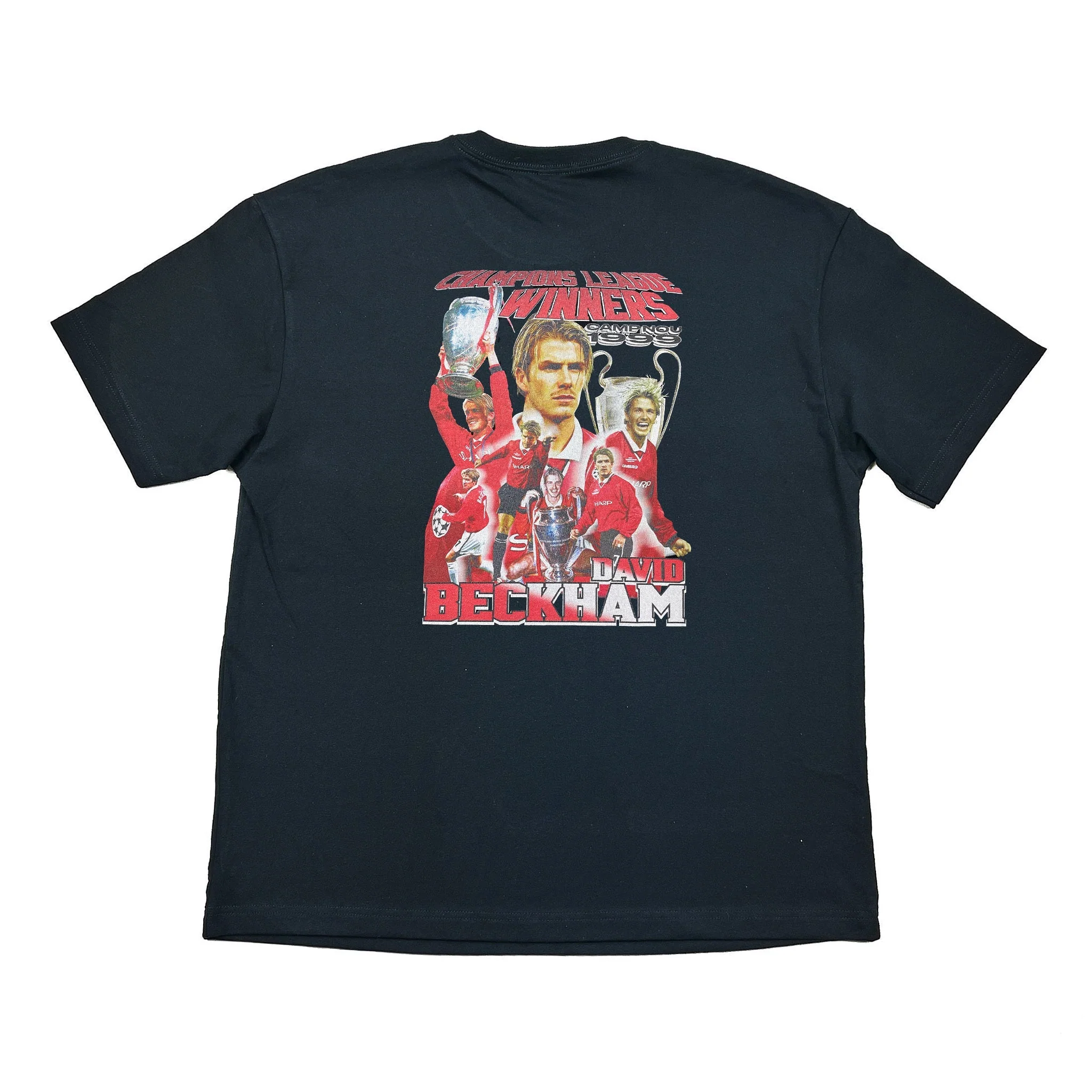 Manchester United Beckham 'Camp Nou 1999' Bootleg Tee - Image 3