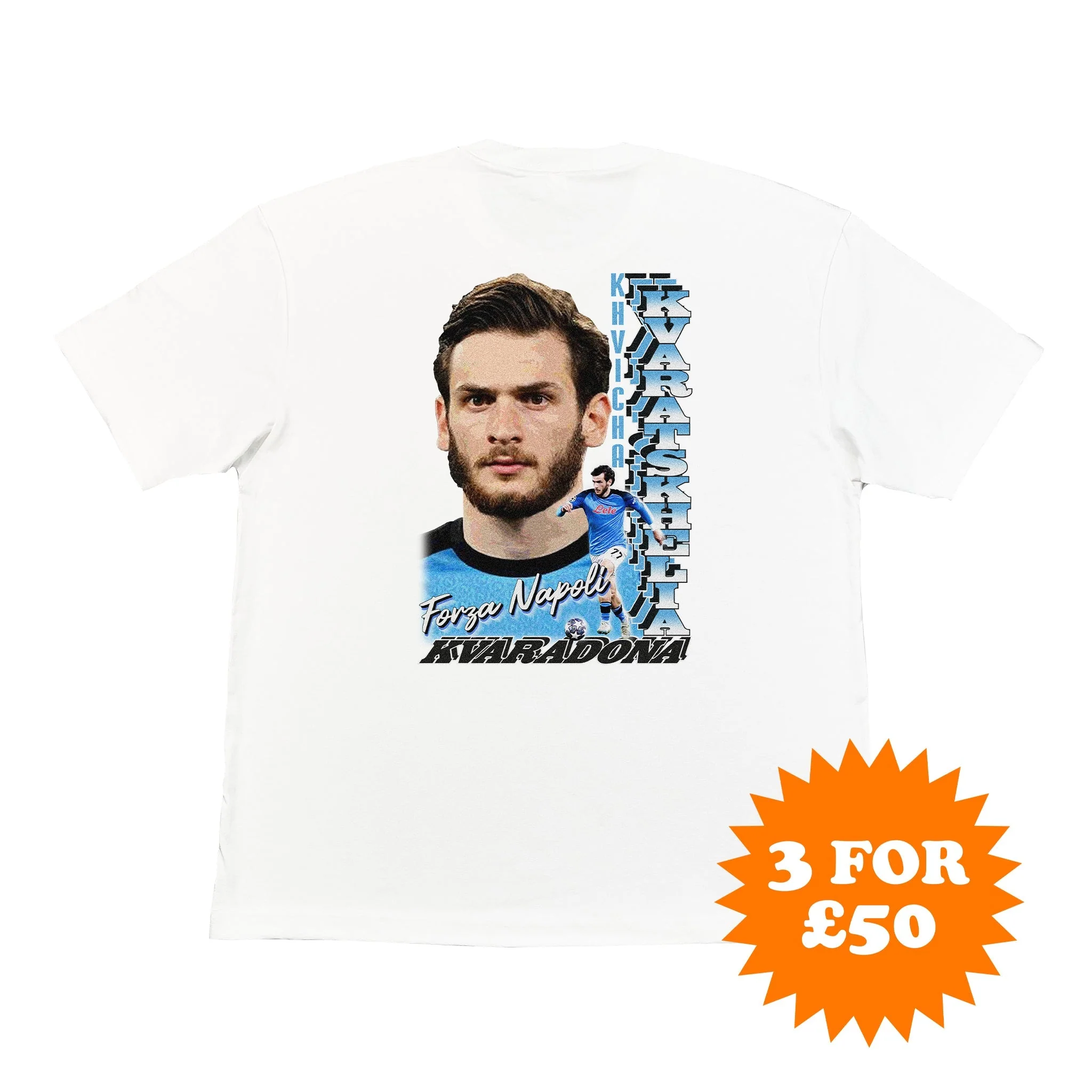 Napoli Khvicha Kvaratskhelia Bootleg Tee - Image 2