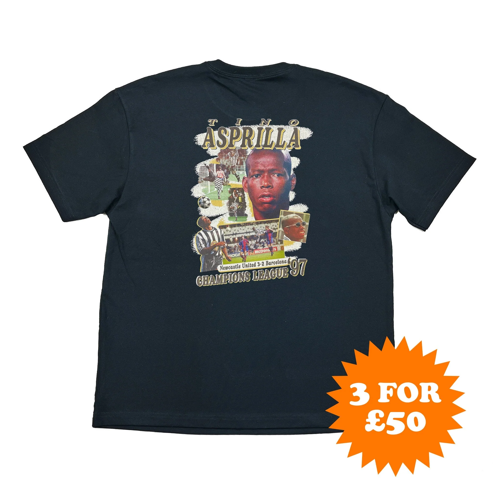 Newcastle United Asprilla Bootleg Tee