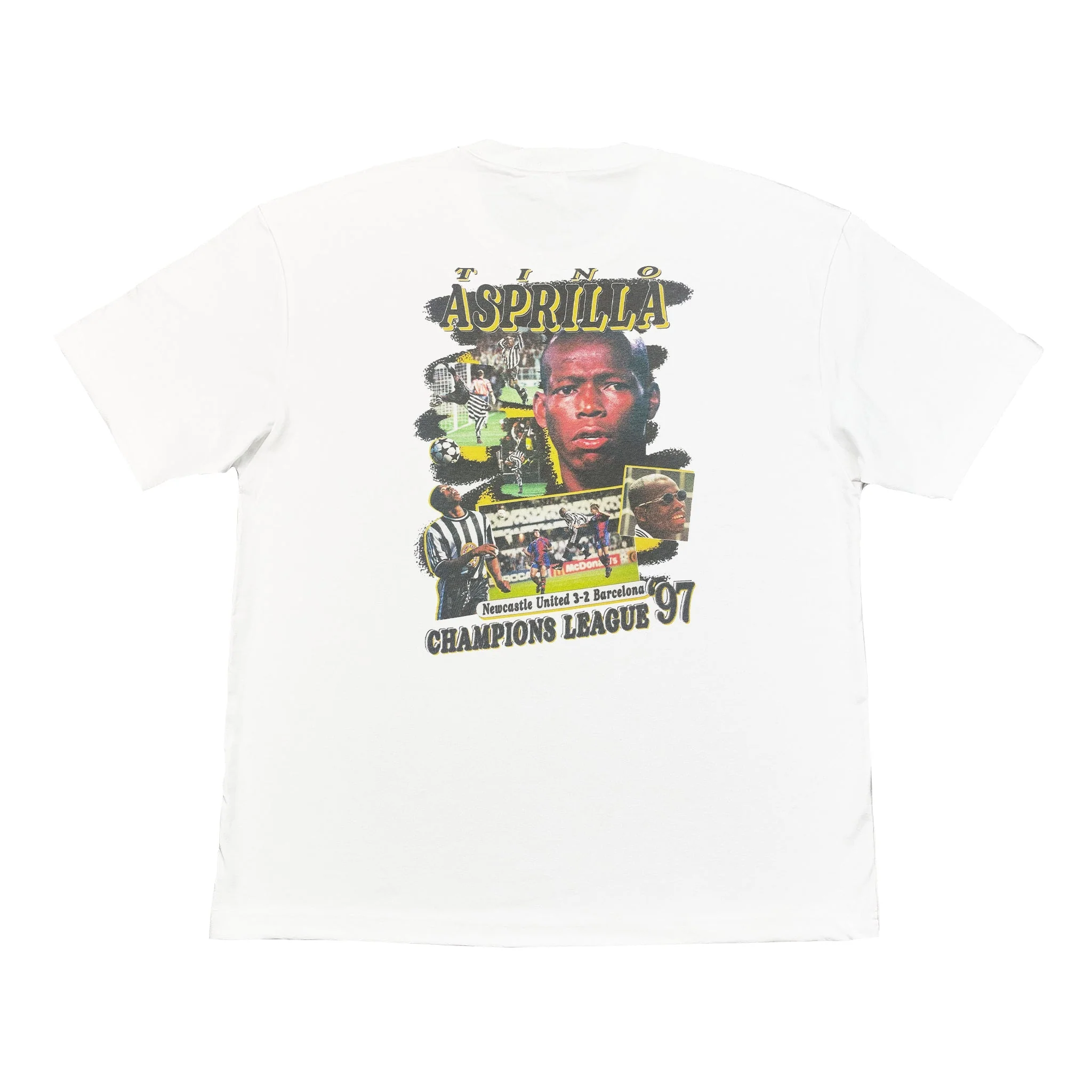 Newcastle United Asprilla Bootleg Tee - Image 3