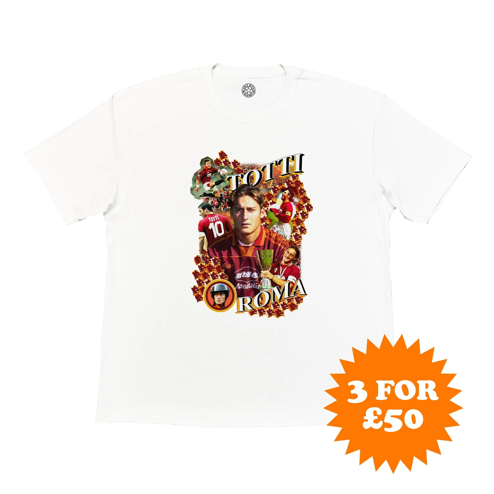 Roma Totti Bootleg Tee - Image 2