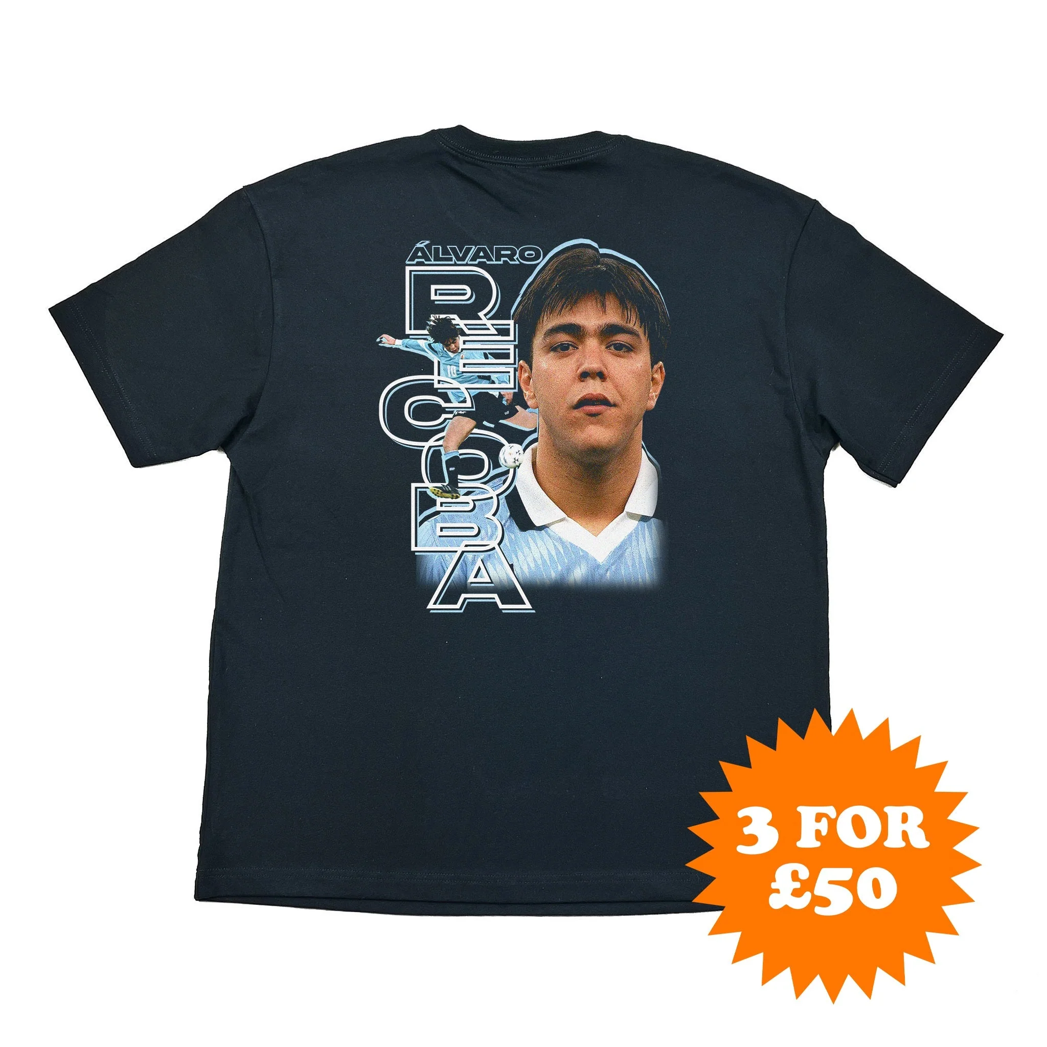 Uruguay Recoba Bootleg Tee - Image 2